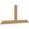 Ekena Millwork Portland Timber Gable Bracket, Western Red Cedar, 72"W x 33"H x 1 1/2"D x 5 1/2"F, 11/12 Pitch GBW072X33X0206POR00SWR - alternate 5
